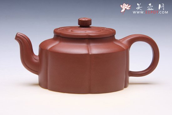 紫砂壶图片：梅花周盘 - 宜兴紫砂壶网