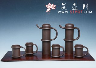 紫砂壶图片：结组壶 - 宜兴紫砂壶网