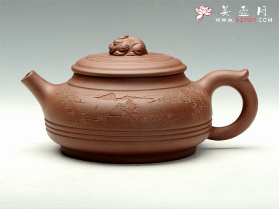 紫砂壶图片：双线 - 宜兴紫砂壶网