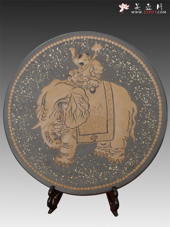 紫砂壶图片：吉祥如意 - 宜兴紫砂壶网