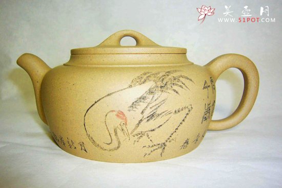 紫砂壶图片：君高千岁 - 宜兴紫砂壶网