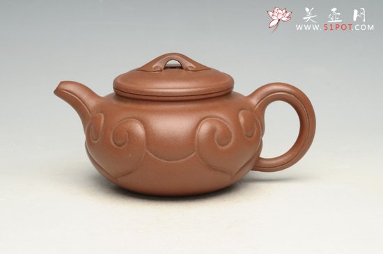 紫砂壶图片：仿古如意 - 宜兴紫砂壶网