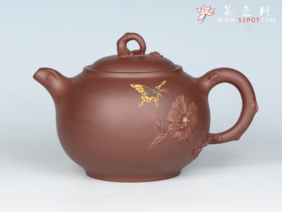 紫砂壶图片：国色天香 - 宜兴紫砂壶网