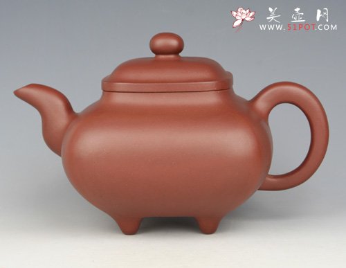 紫砂壶图片：四方传炉  - 宜兴紫砂壶网