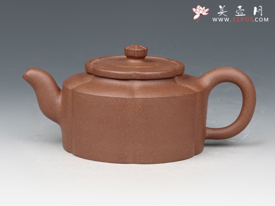 紫砂壶图片：梅花周盘 - 宜兴紫砂壶网