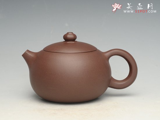 紫砂壶图片：倒把西施  320CC - 宜兴紫砂壶网