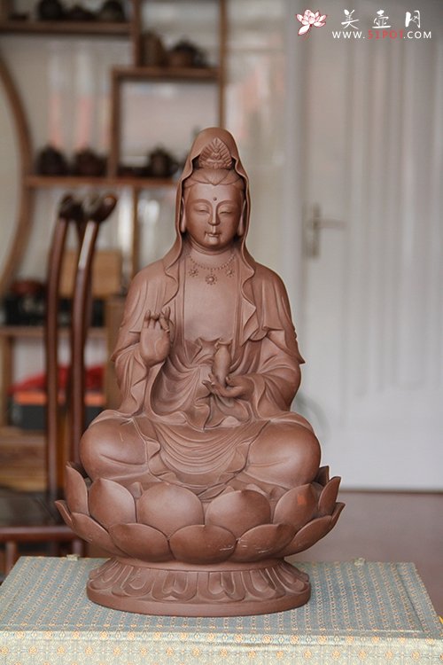 紫砂壶图片：莲座观音 - 宜兴紫砂壶网