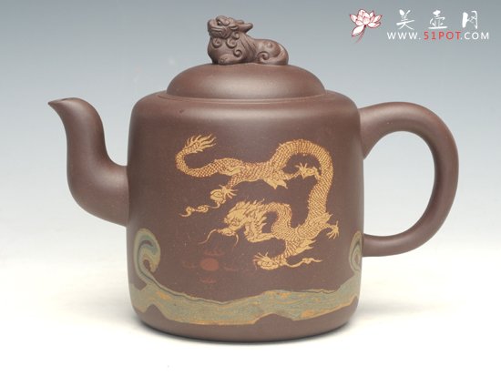 紫砂壶图片：龙举云兴  黄龙山... - 宜兴紫砂壶网