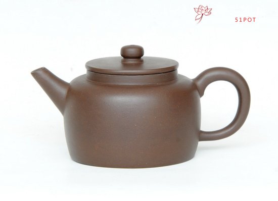 紫砂壶图片：桑扁（全手工） - 宜兴紫砂壶网