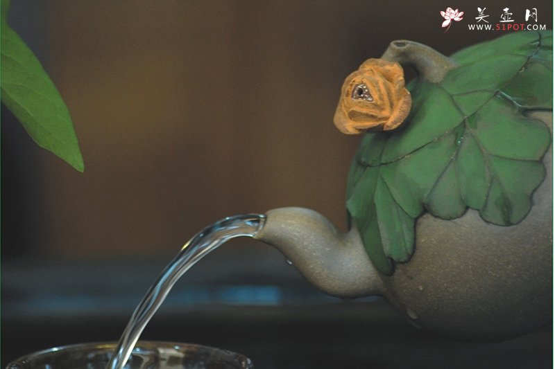 紫砂壶图片：一枝独秀 - 宜兴紫砂壶网