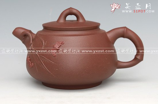 紫砂壶图片：竹福 - 宜兴紫砂壶网