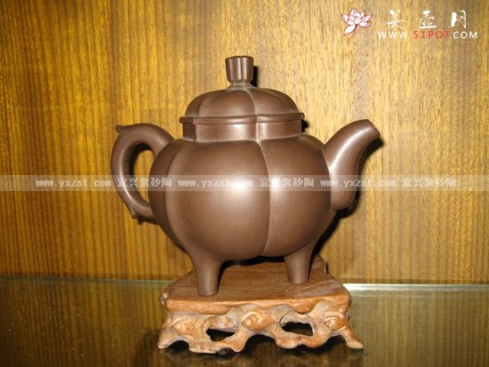 紫砂壶图片：肋襄玉顶 - 宜兴紫砂壶网