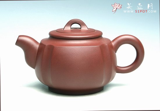 紫砂壶图片：四方抽角 - 宜兴紫砂壶网