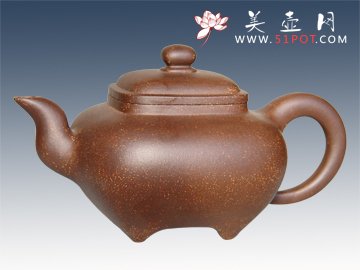 紫砂壶图片：四方大传炉 - 宜兴紫砂壶网