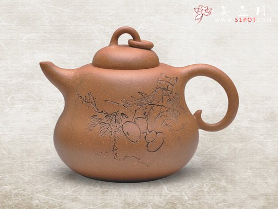 紫砂壶图片：曼生葫芦2 - 宜兴紫砂壶网