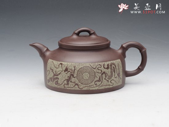 紫砂壶图片：竹趣 - 宜兴紫砂壶网