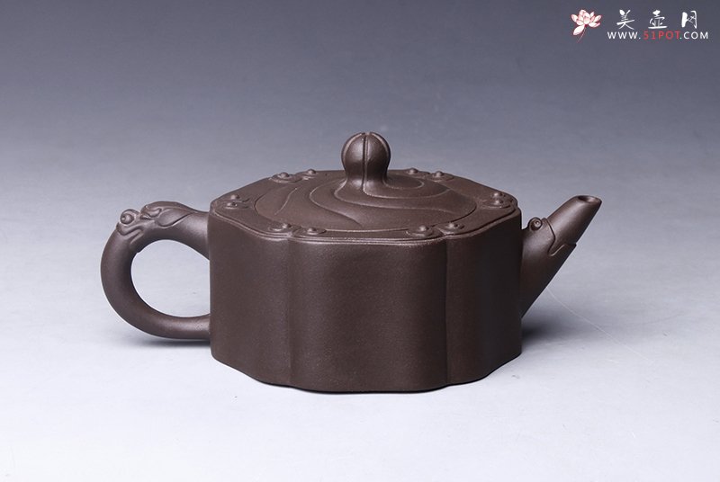 紫砂壶图片：龙头如意 - 宜兴紫砂壶网