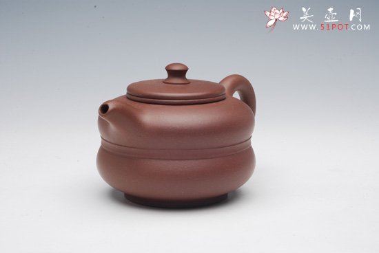 紫砂壶图片：玉带葫芦 - 宜兴紫砂壶网