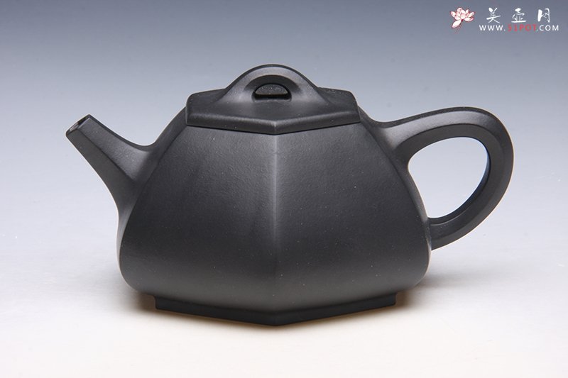 紫砂壶图片：六方石瓢 - 宜兴紫砂壶网