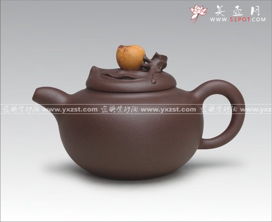 紫砂壶图片：小圣桃 - 宜兴紫砂壶网