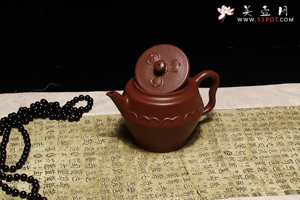 紫砂壶图片：亭荷 - 宜兴紫砂壶网