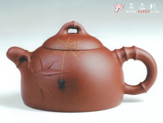 紫砂壶图片：喜从天降 - 宜兴紫砂壶网