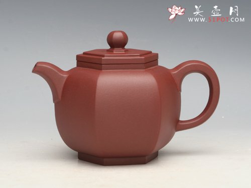 紫砂壶图片：六方祥和 泥料：底... - 宜兴紫砂壶网