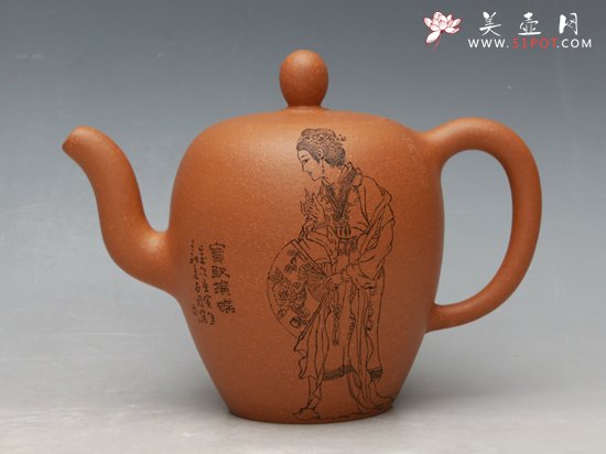 紫砂壶图片：中国古典名著《红楼梦》之十二金钗 - 宜兴紫砂壶网