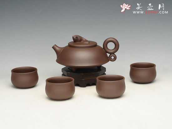 紫砂壶图片：六六大顺套壶 - 宜兴紫砂壶网