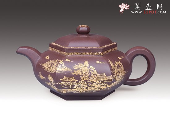 紫砂壶图片：藏六方 - 宜兴紫砂壶网