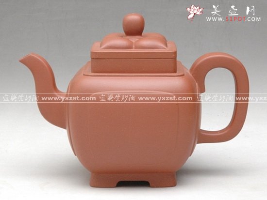 紫砂壶图片：方菱花 - 宜兴紫砂壶网