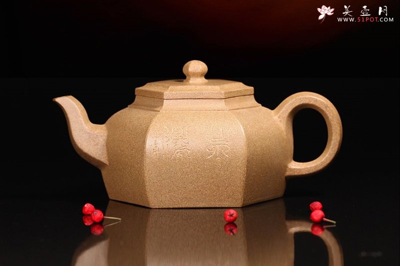 紫砂壶图片：六方宫灯 - 宜兴紫砂壶网