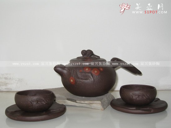 紫砂壶图片：金猴闹春（无件头） - 宜兴紫砂壶网