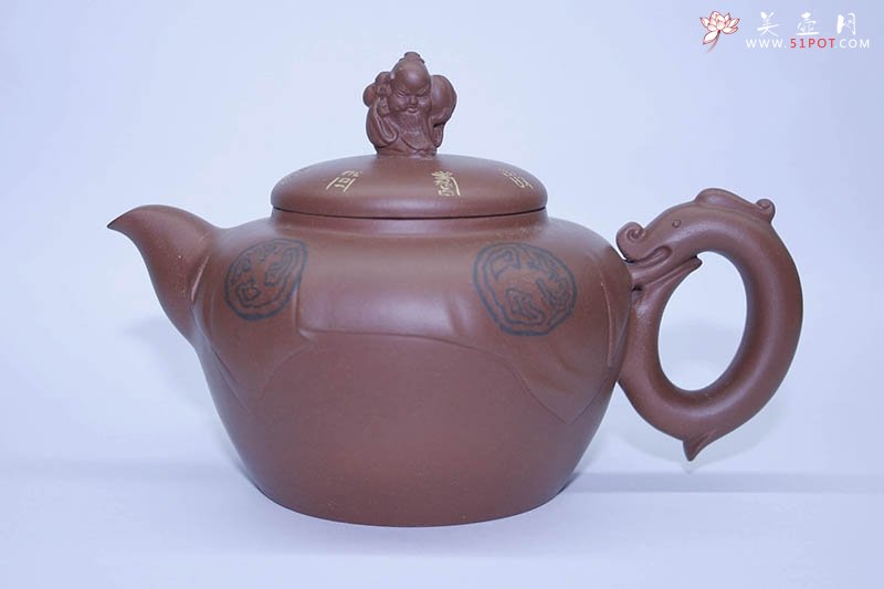紫砂壶图片：万寿无疆 - 宜兴紫砂壶网