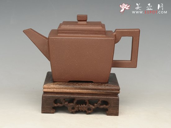 紫砂壶图片：斗方  容量：350cc - 宜兴紫砂壶网