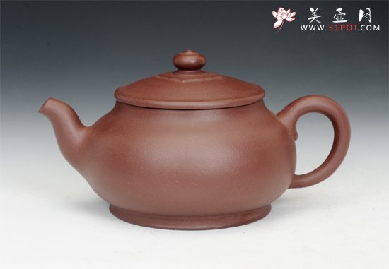 紫砂壶图片：四季花开 - 宜兴紫砂壶网