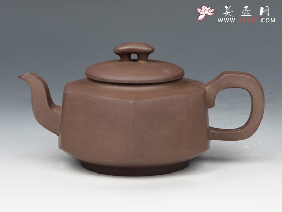 紫砂壶图片：六方梁新桥 - 宜兴紫砂壶网