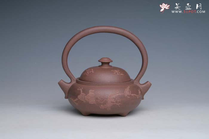 紫砂壶图片：金玉满堂 青灰泥 - 宜兴紫砂壶网