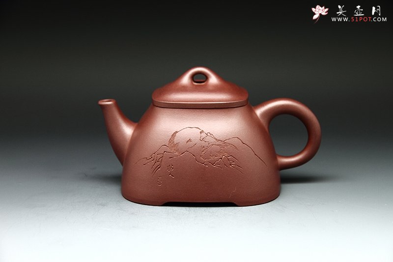 紫砂壶图片：孤菱壶 - 宜兴紫砂壶网