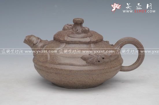 紫砂壶图片：风卷葵 - 宜兴紫砂壶网