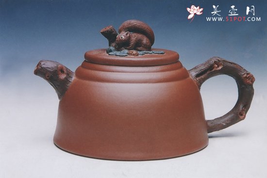 紫砂壶图片：松涛清水泥 - 宜兴紫砂壶网