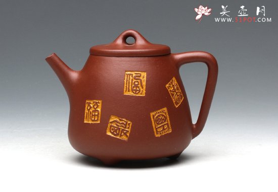 紫砂壶图片：高石瓢 - 宜兴紫砂壶网