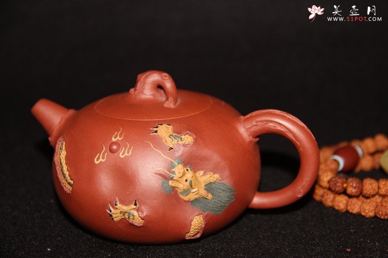 紫砂壶图片：游龙供春 - 宜兴紫砂壶网