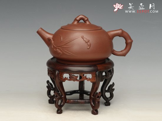 紫砂壶图片：祝福   容量：400cc - 宜兴紫砂壶网