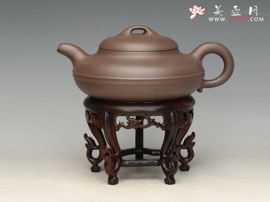 紫砂壶图片：线圆   容量：500cc - 宜兴紫砂壶网