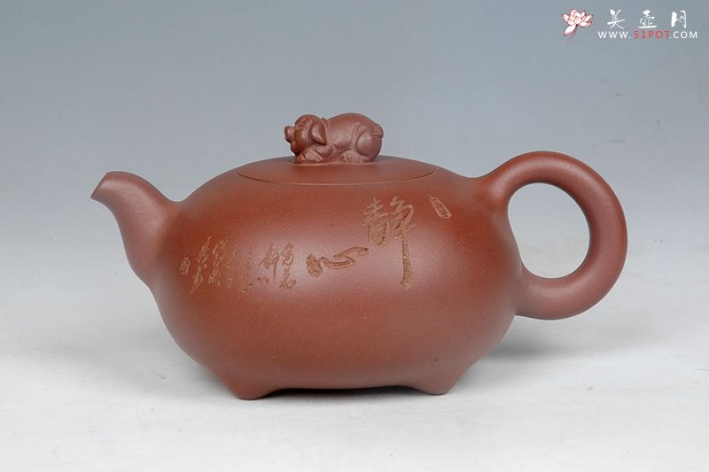 紫砂壶图片：金猪纳福 - 宜兴紫砂壶网