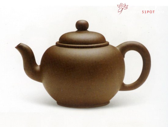 紫砂壶图片：大圆只壶 - 宜兴紫砂壶网