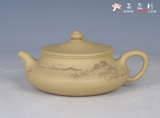 紫砂壶图片：君子山水 - 宜兴紫砂壶网