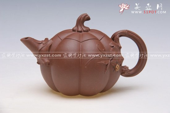 紫砂壶图片：小南瓜 - 宜兴紫砂壶网