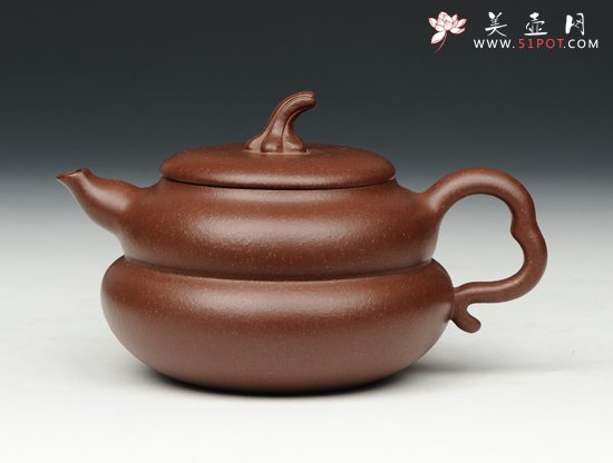紫砂壶图片：葫芦壶 - 宜兴紫砂壶网
